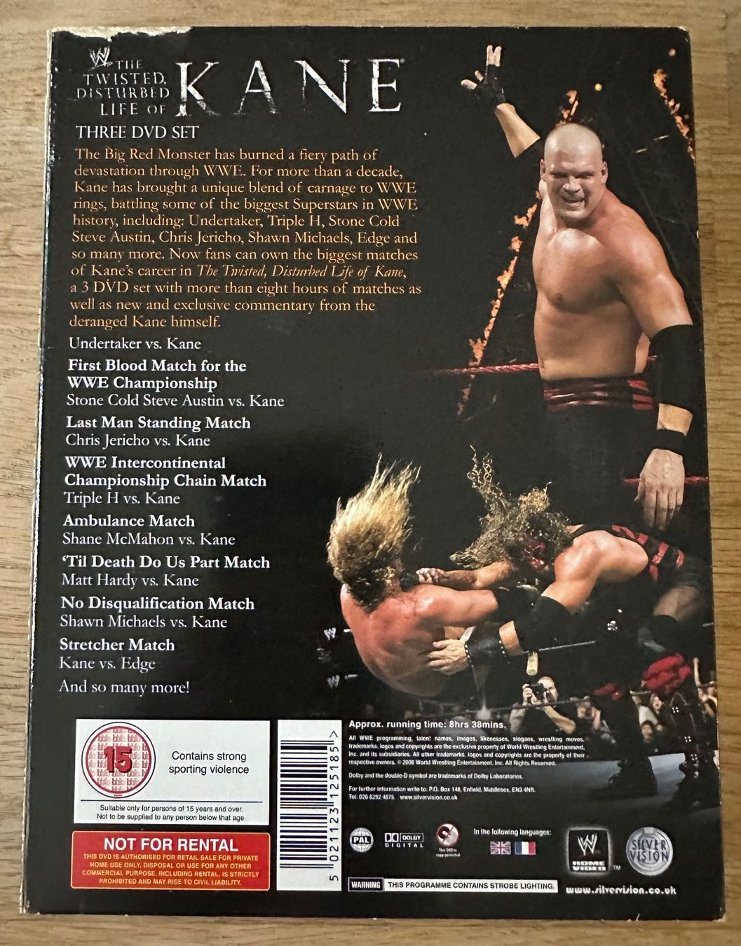 WWE The Twisted, Disturbed Life of Kane DVD Box (Gebraucht) in ...