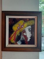 Vintage Keramik Bild / Kunstwerk - Very nice & cool