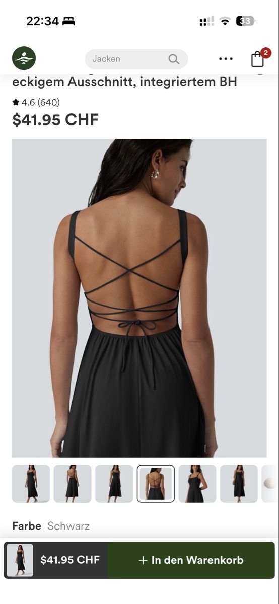 Halara Vestiti: Halara Sommerkleid M, neu – Nuovo e nell'imballaggio originale da Rikon im Tösstal venduto da Helloylenia