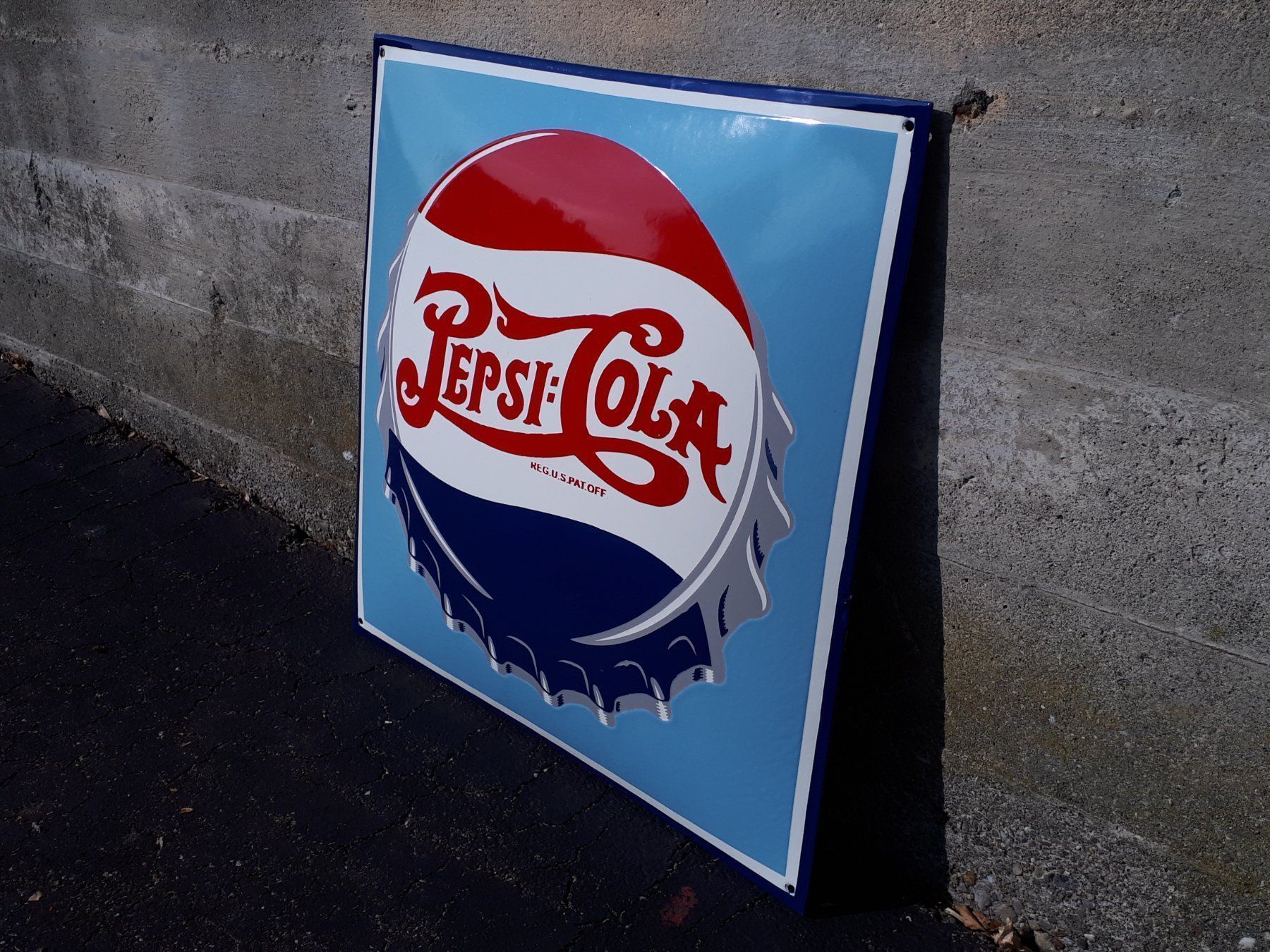 Schilder: Emailschild Pepsi Cola – Gebraucht aus Zürich von timbuktu03 1