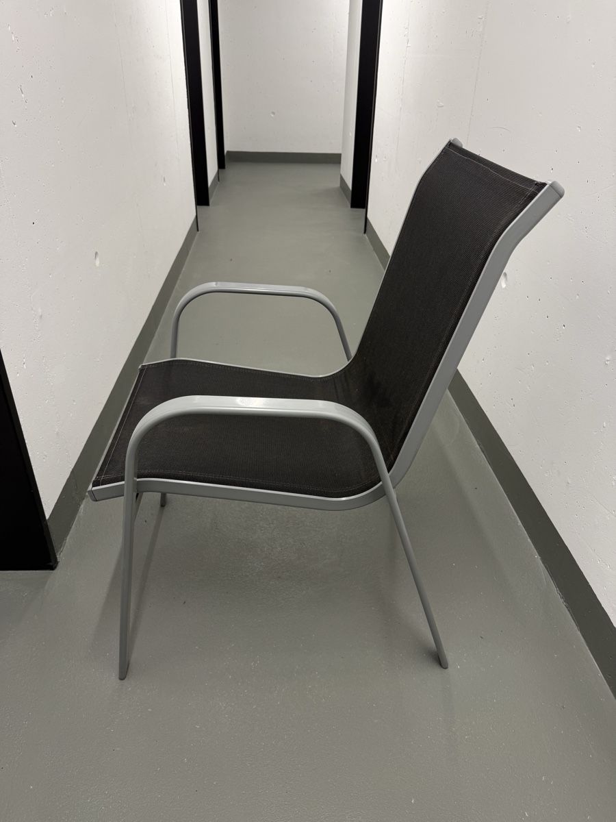 Sedie: 4 Aluminium-Stoff Gartenstühle – Usato da Uitikon Waldegg venduto da Ricardissimo01