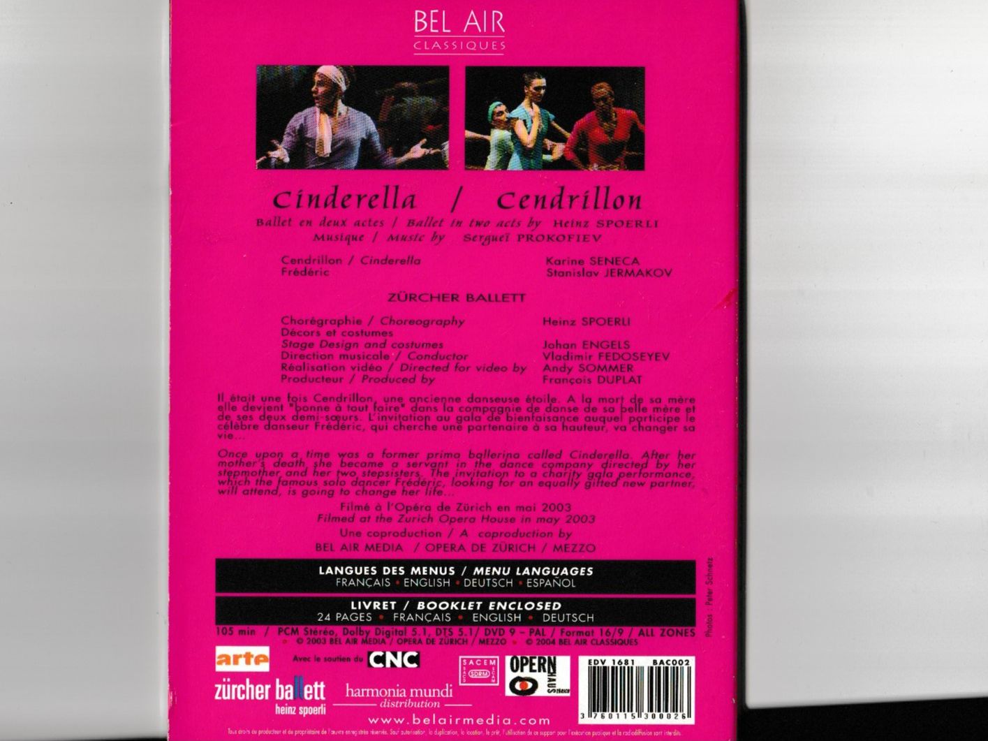 Tous les DVDs: Cinderella Ballet – D'occasion à Chur par zowie72 1