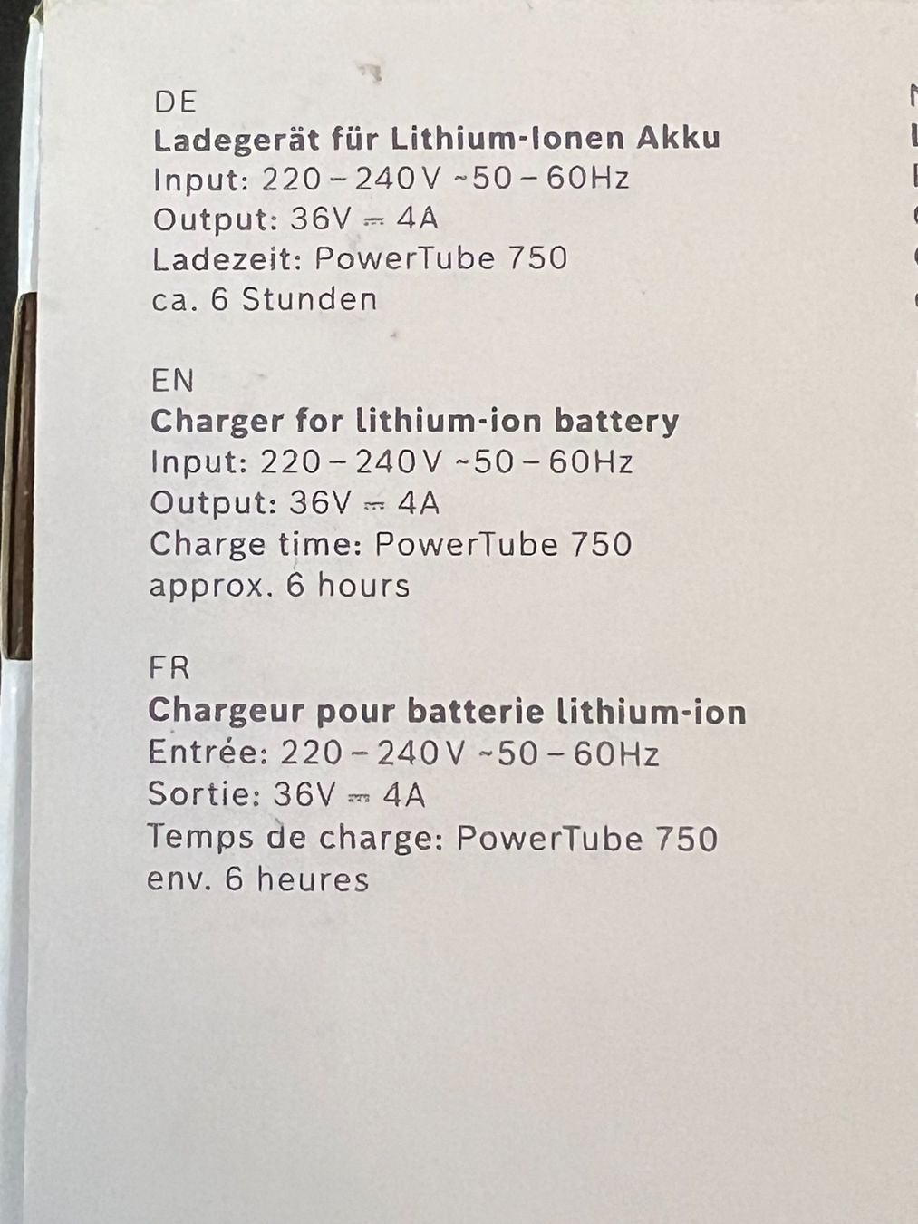 Bosch Caricabatterie: Chargeur e-bike Bosch BPC3400 – Nuovo e nell'imballaggio originale da Lausanne venduto da ffhoud 1
