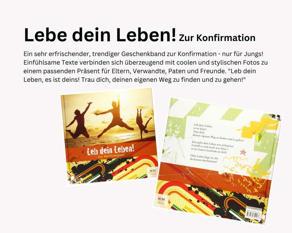 Lebe dein Leben! Zur Konfirmation. Kaufen auf Ricardo