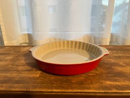 Keramik Quicheform / Kuchenform Rot-Grau Ø 26cm – ab 1 Fr.