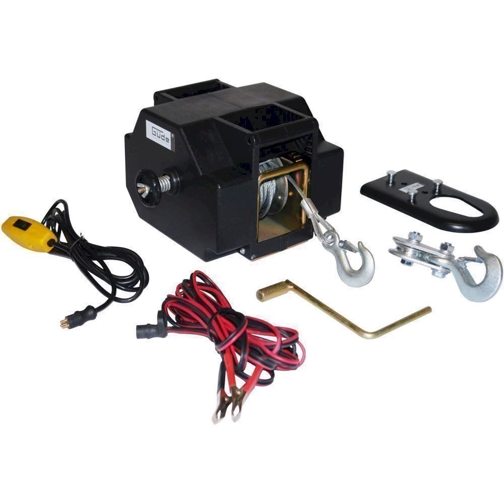 Sonstiges zum Lager & Transport: GÜDE Seilwinde 1800/12 VOLT, schwarz – Neu und originalverpackt aus Bottighofen von zaap