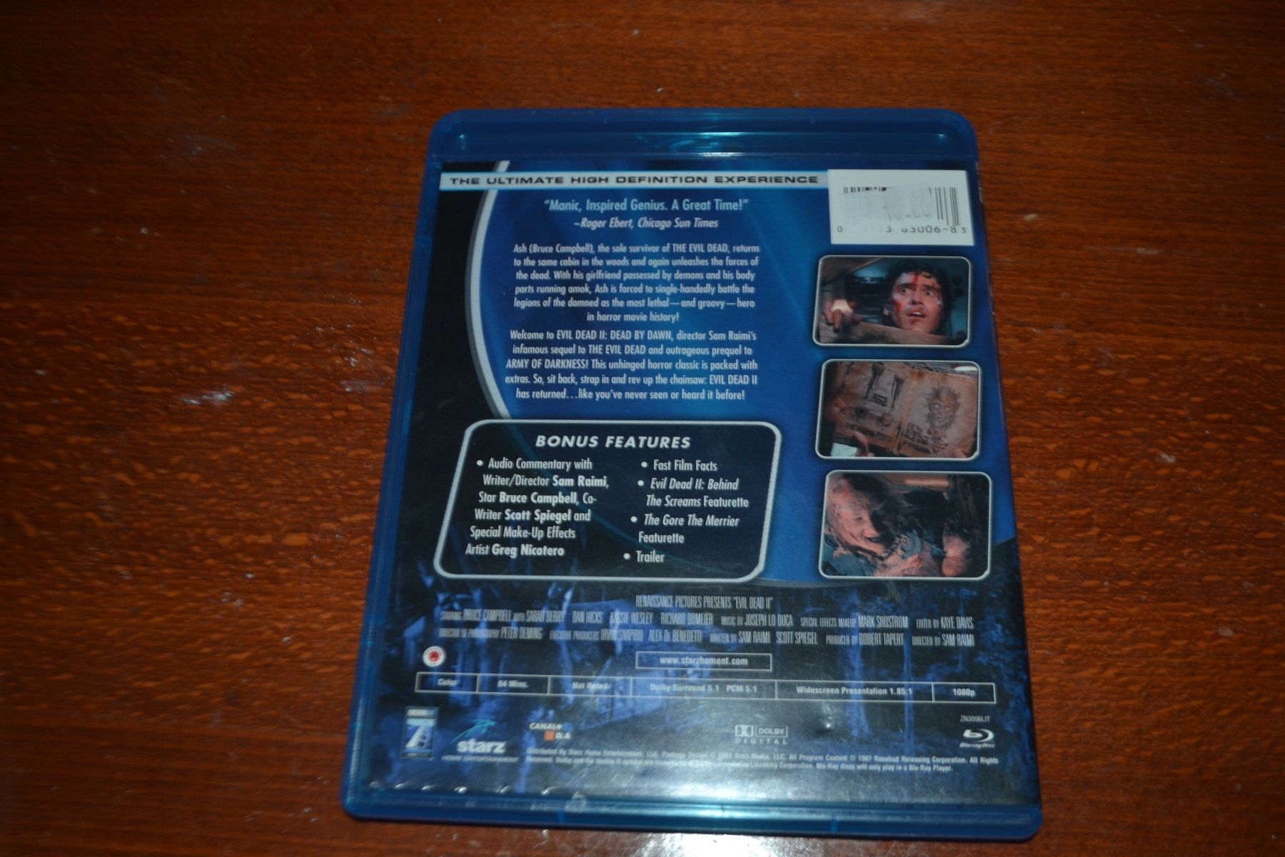 Tutti i DVDs: Evil Dead 2 (in englisch) – Usato da Laupen ZH venduto da chefdom 1