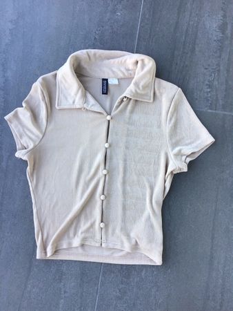 H&M shirt beige, Grösse S – Top Zustand!