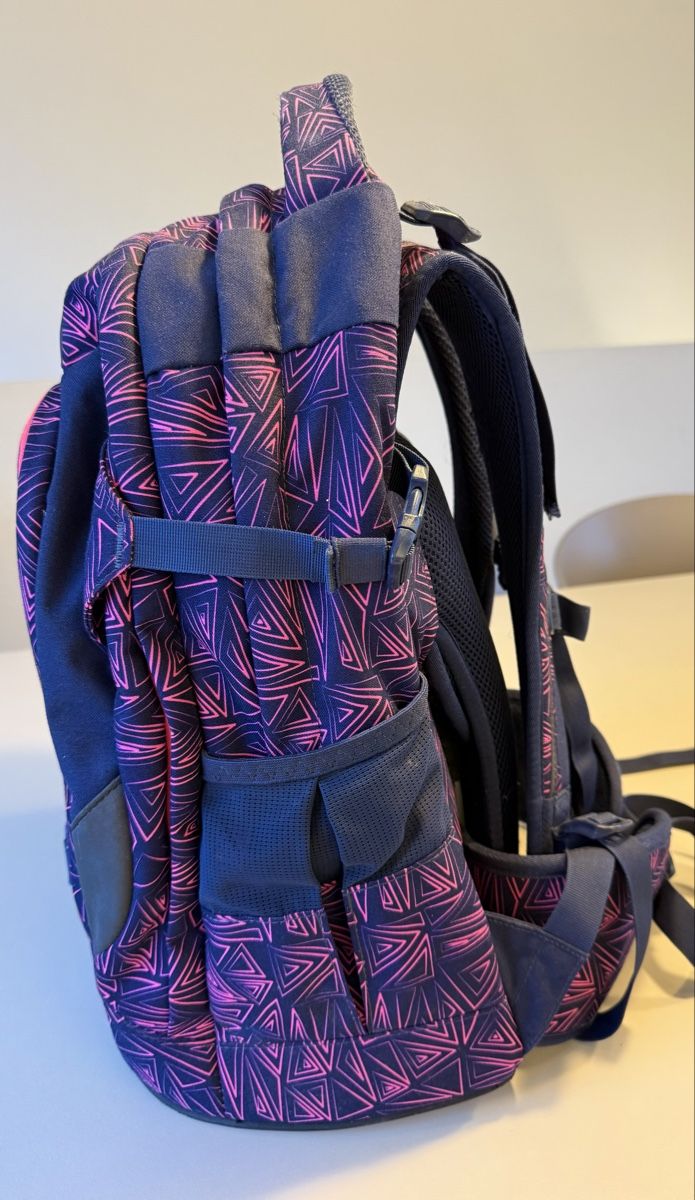 Satch Borse & Zaini: Satck pack – Dunkelblau / Neonpink – Usato da Brunnen venduto da Enriques 3