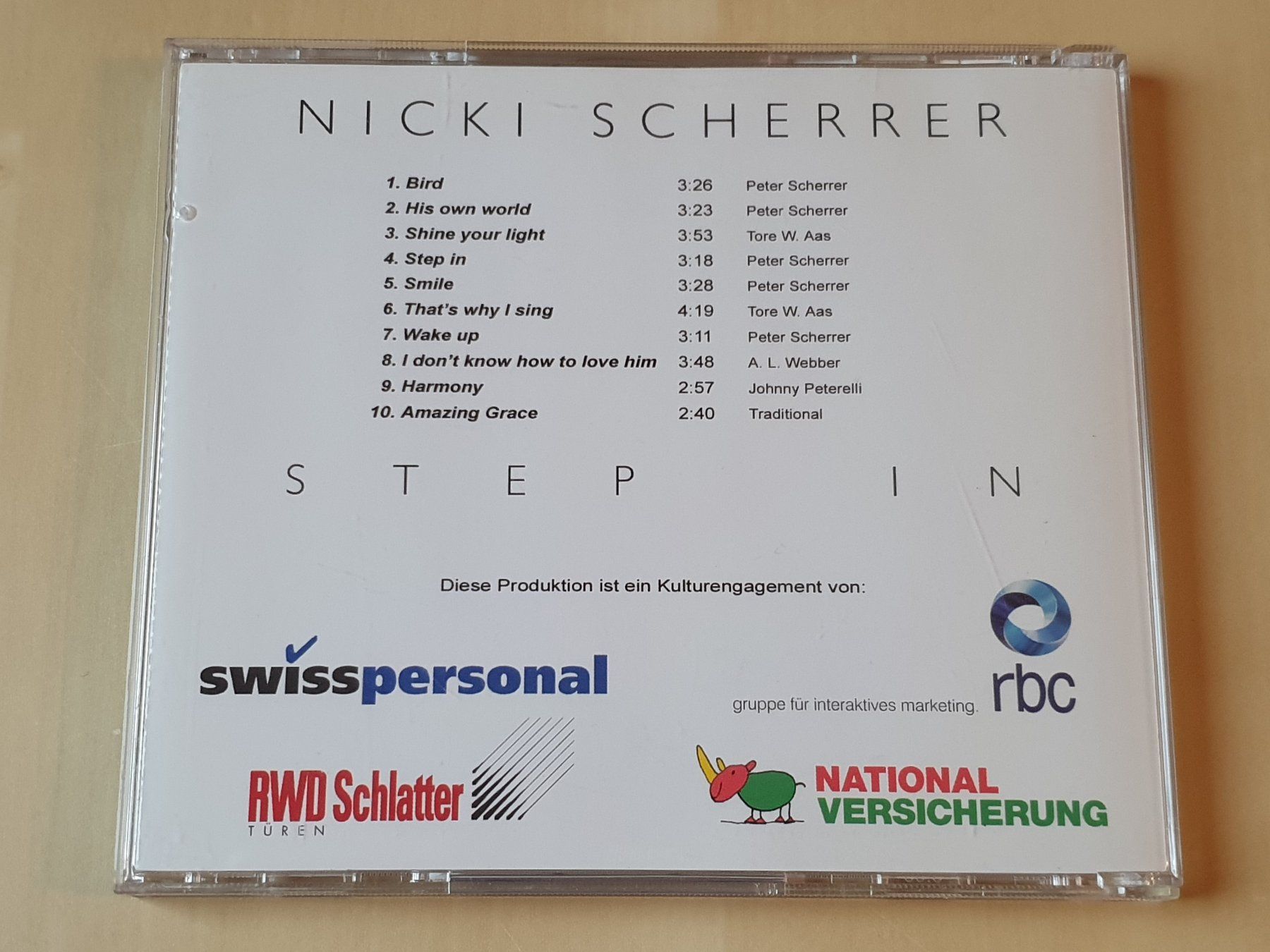 CDs: Nicki Scherrer Step in – D'occasion à Stansstad par collectorsshop 1