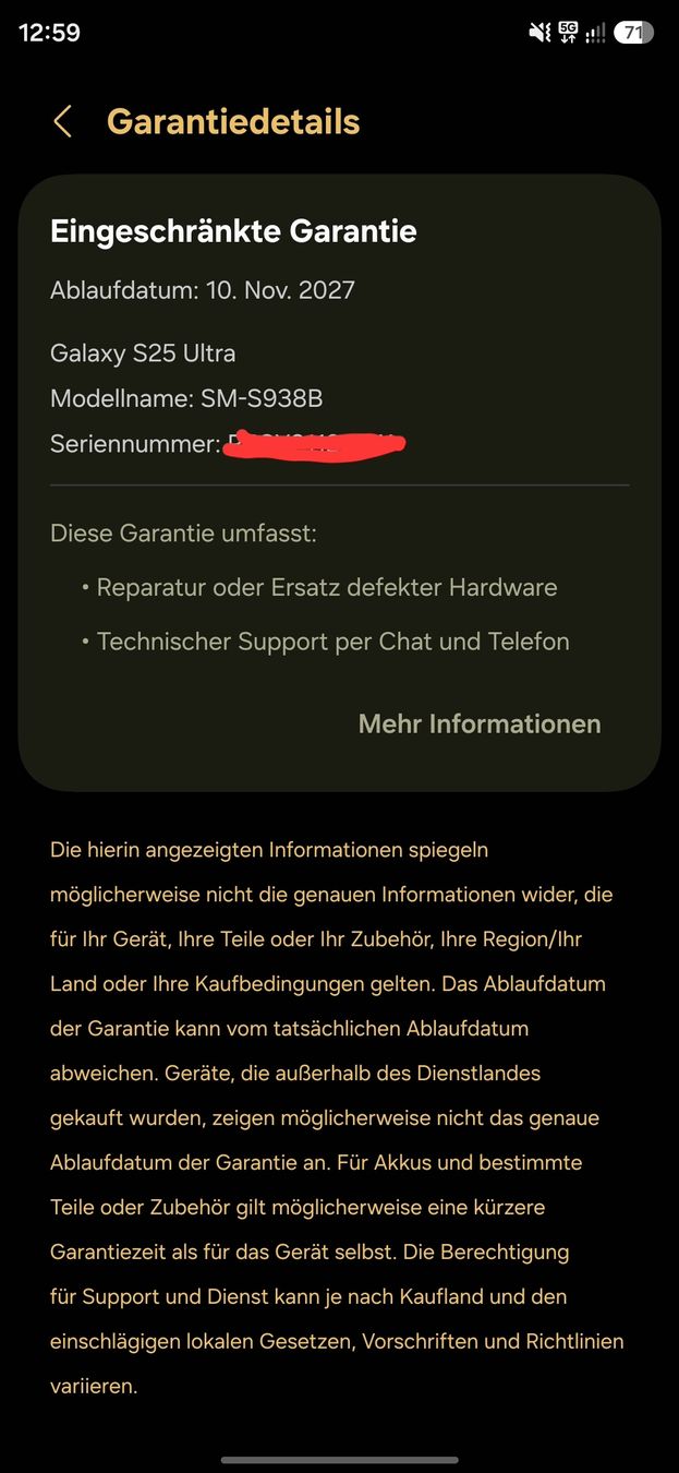 Samsung Telefoni cellulari / Smartphones: Samsung Galaxy s25 Ultra – Usato da Widen venduto da Danieldt 6