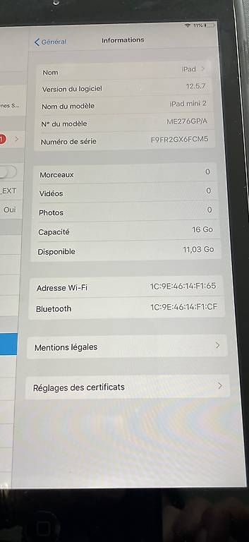Tablet PC: iPad Mini 16 Go  – Usato da Sonceboz-Sombeval venduto da msap 3