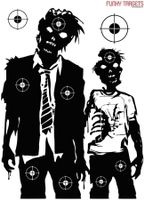 Two Zombies Zielscheibe 10 stk.