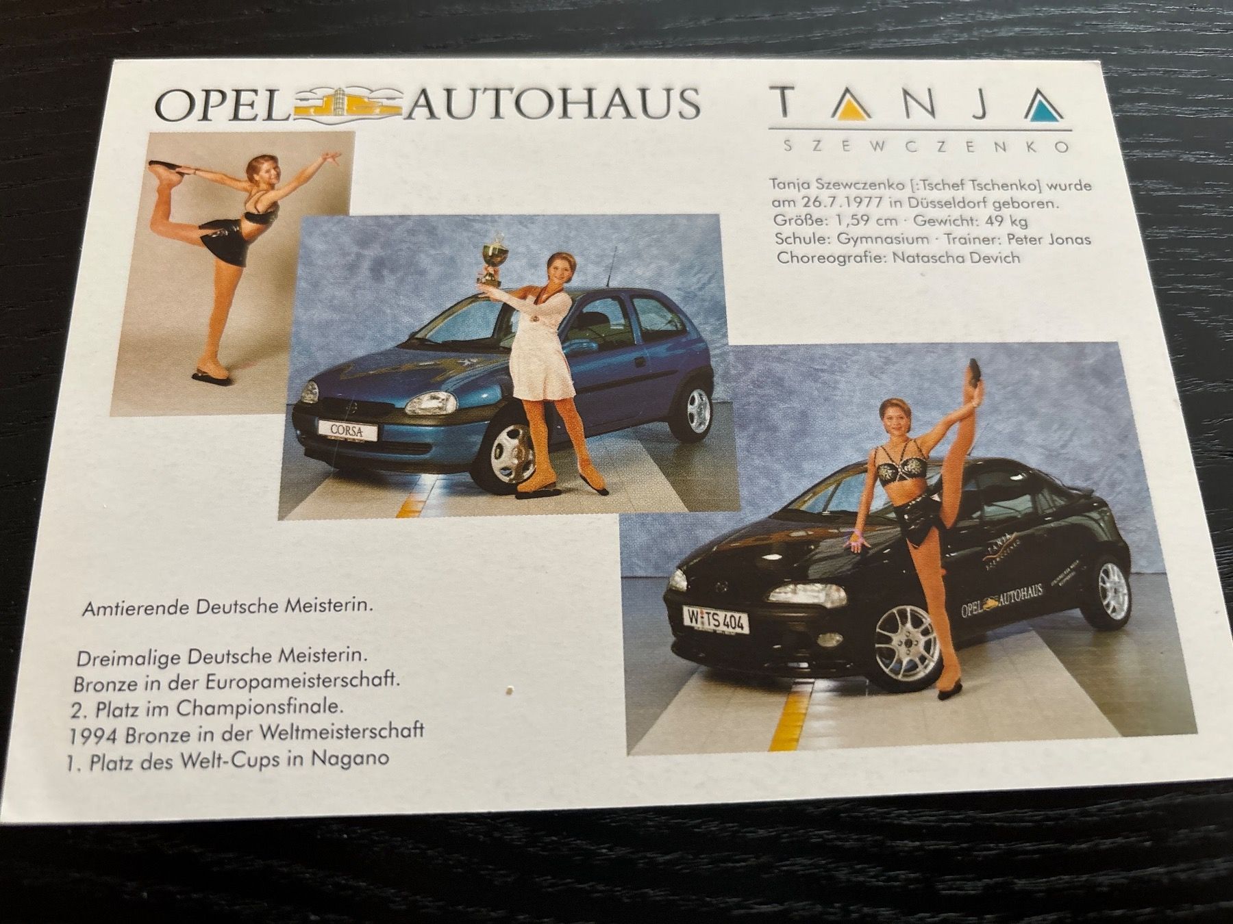 Autografi: Tanja Szewczenko – Usato da Uetendorf venduto da hoisle 1