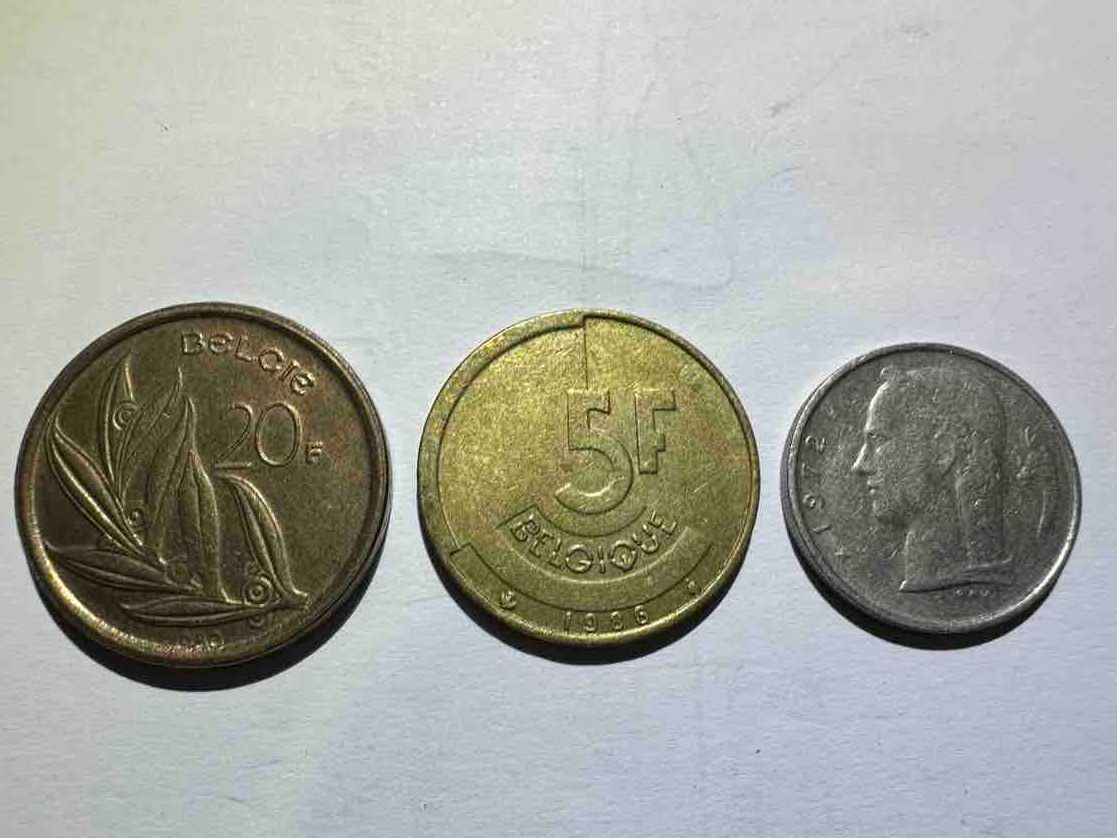 Tutti le monete: Lot de 3 pièces belges – Usato da St-Maurice venduto da Gigione01