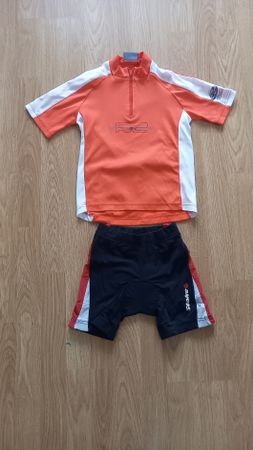 Radtrikot Set für Kinder, Grösse 128