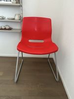 Roter Ikea Snille Stuhl, 90er Jahre