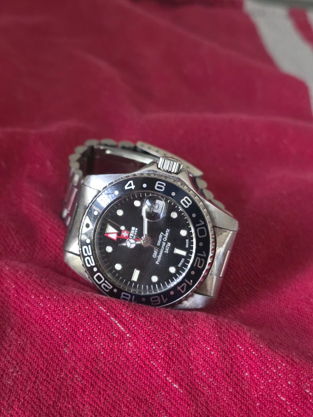 Swiss Orologi: Swiss GMT-Uhr – Nuovo (secondo la descrizione) da Glis venduto da LetztePreis 1