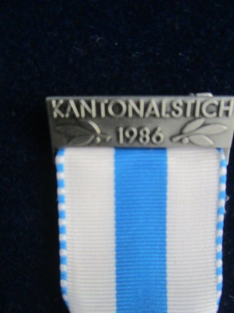 Medaglie: Zuger Kantonal 1986 - Kantonalstich - Gemeindewappen Cham – Nuovo (secondo la descrizione) da Luzern venduto da Horoskop1 2