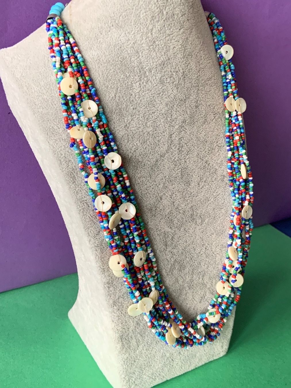 Catenine: Glasperlenkette AFRICAN (50cm) – Usato da Dittingen venduto da Bijoubelle 1