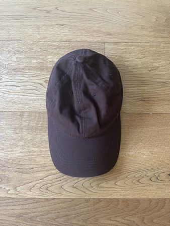Cap brown cotton adjustable new condition