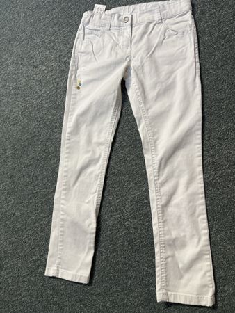 Hose weiss Benetton Gr 140