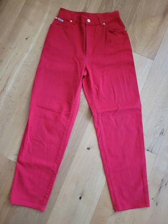 Rote Escada Jeans, Grösse 36/38, Top Zustand!
