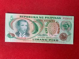PHILIPPINES - 5 Piso N.D. (1974/85) - UNCIRCULATED