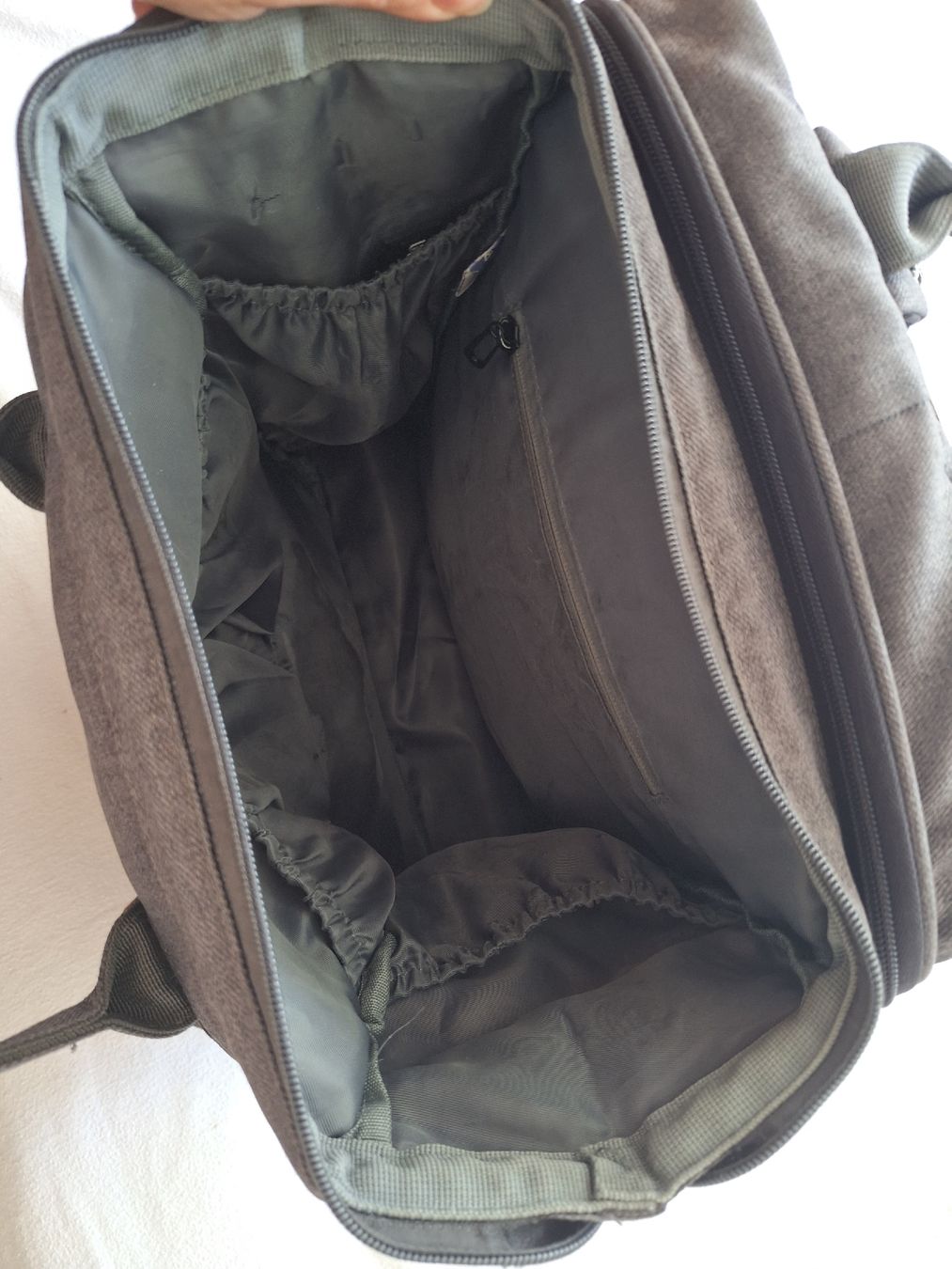 Borse & Zaini: Wickelrucksack mit Bettfunktion grau – Usato da Beromünster venduto da Henri_78 4