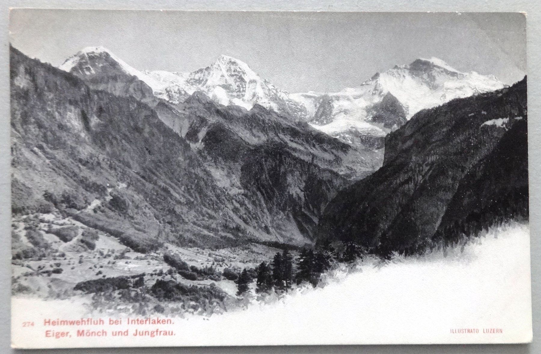 Cartoline postali: Heimwehfluh bei Interlaken – Usato da Fétigny venduto da Billy2miny