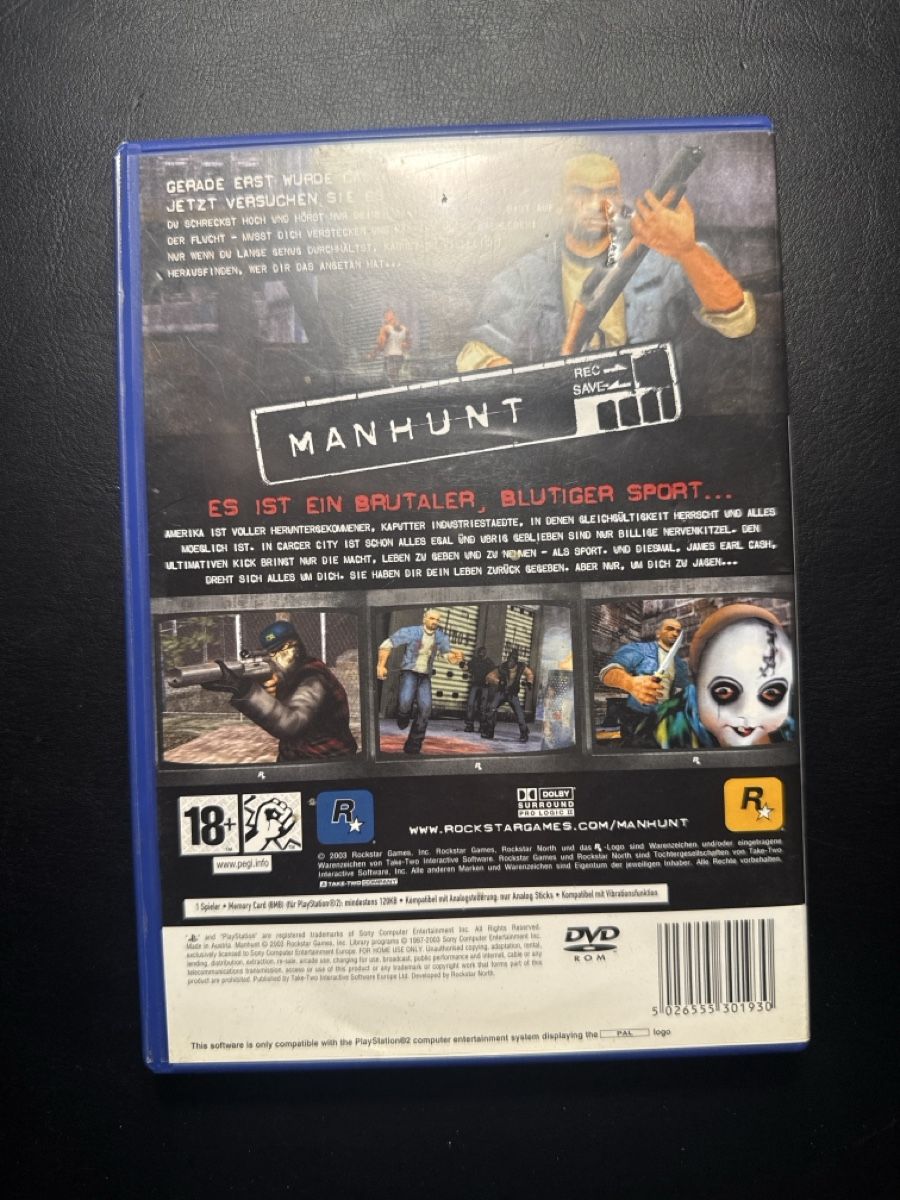 Giochi: Manhunt PS2 – Usato da Kaisten venduto da Apo.25k 1
