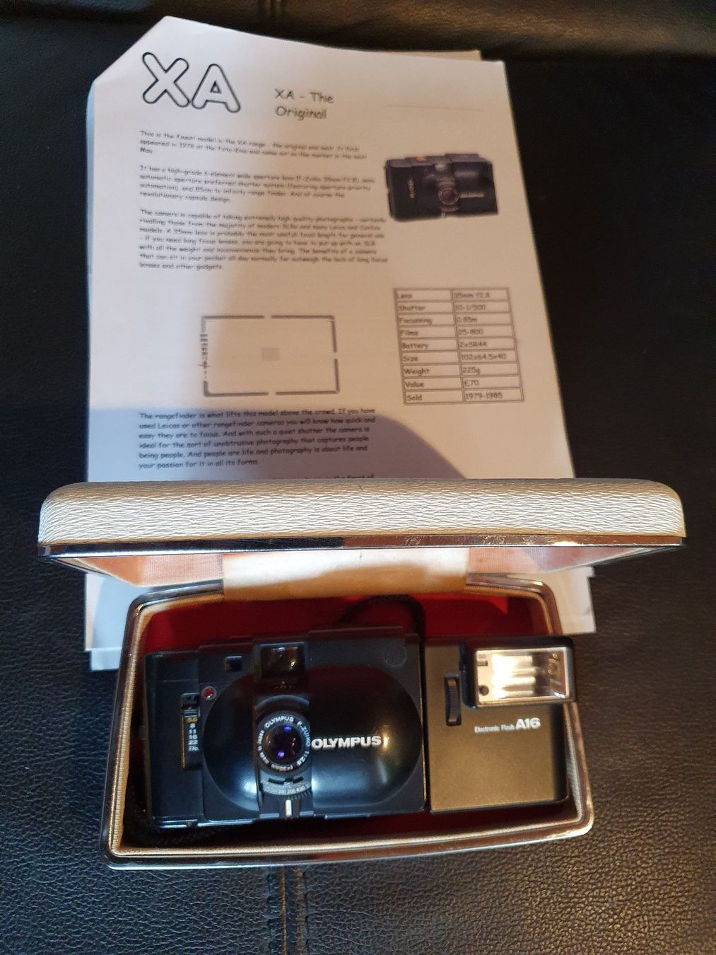 Olympus Kamera: Olympus XA et flash A16 – Gebraucht aus Froideville von Sliop 2