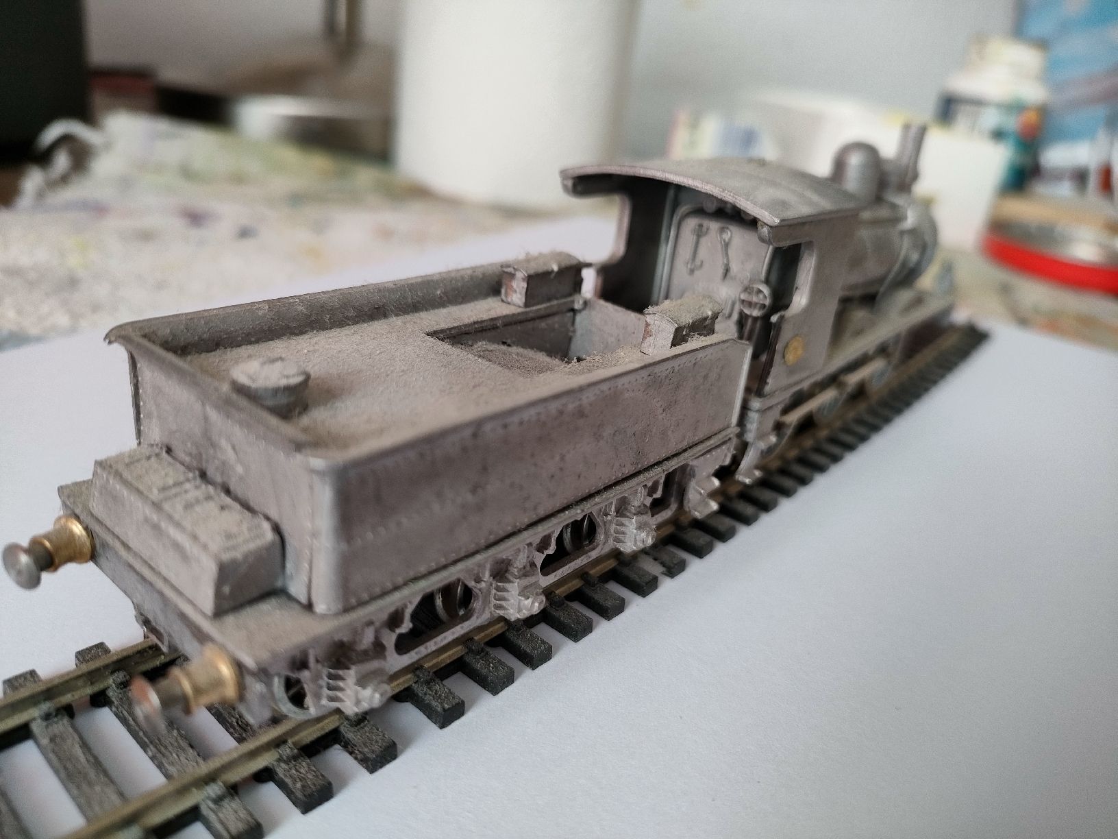 Modelleisenbahnen: HO Renfe O30 Schlepptender Oldtimer Dampflok Bausatz – Neu (gemäss Beschreibung) aus Augst BL von  1