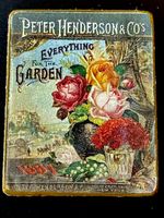Schild «Everything for the Garden» f/Puppenstuben. Handarb.