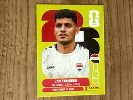 Panini FIFA World Cup 2026 Sticker Zaid Tahseen IRQ 7