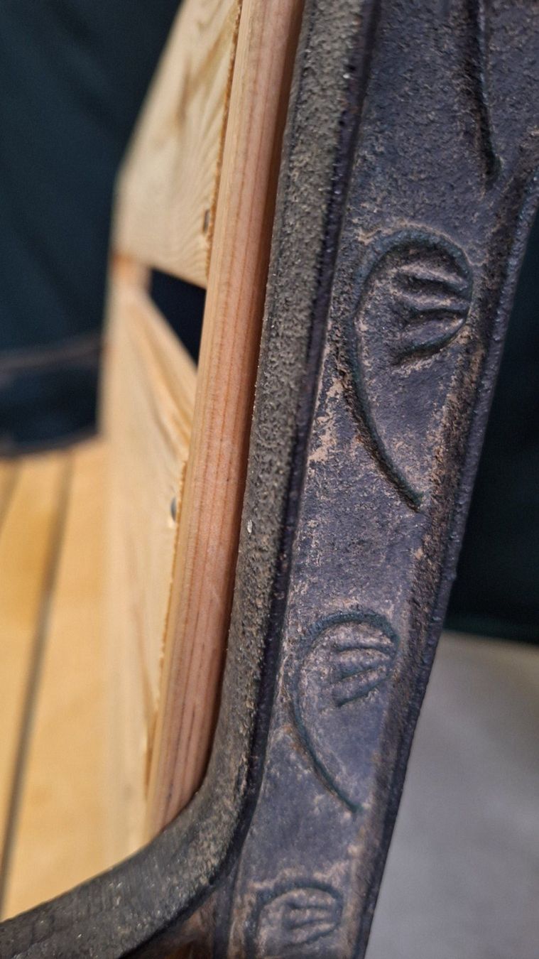 Bänke: Kinderbänkchen  , Metall /Holz – Gebraucht aus Dornach von majo8689 3