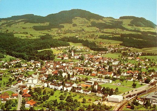 Ansichtskarten: HINWIL Flugaufnahme – Neu (gemäss Beschreibung) aus Jona von philajona
