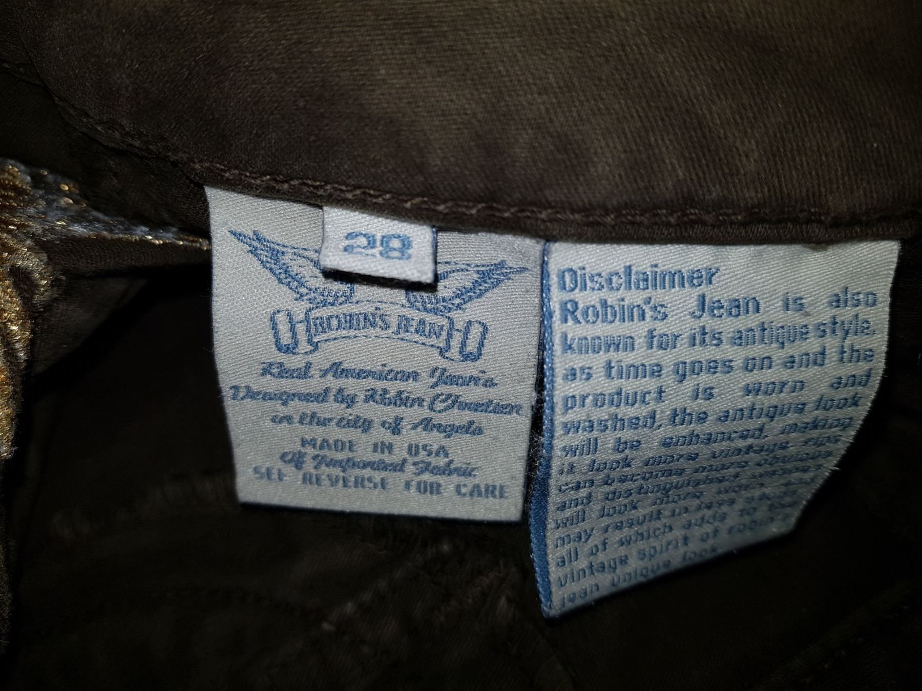 Jeans: ROBIN'S JEAN Jeans taille / Grosse 28 – D'occasion à Cossonay-ville par Super-Price-Quality 9