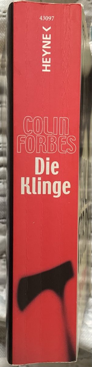 Libri: DIE KLINGE - COLIN FORBES - TASCHENBUCH – Usato da Buchs AG venduto da fischli610 2