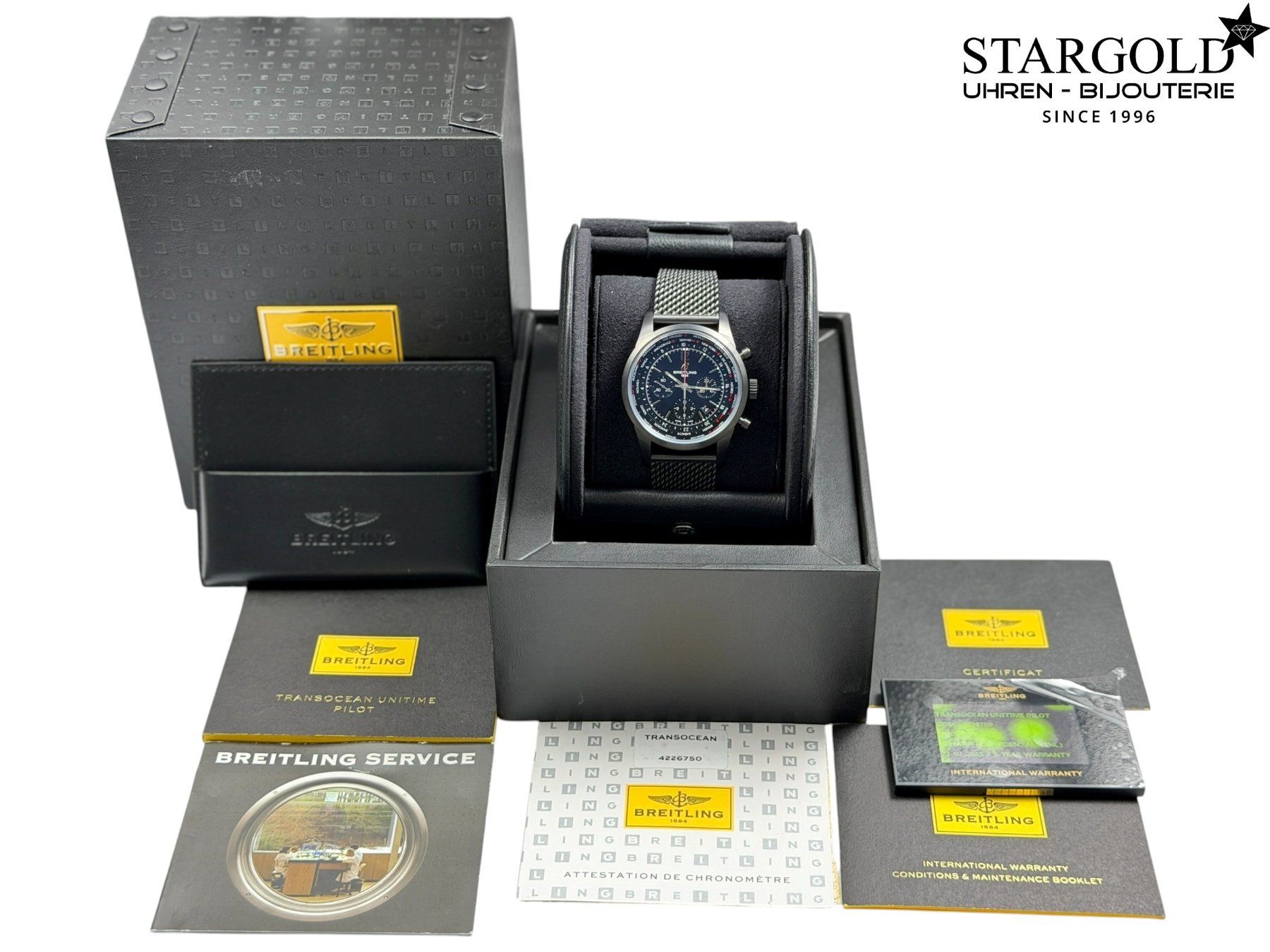 Breitling Orologi: Breitling Transocean Unitime Pilot - MB0510U6/BC80/159M – Usato da Zürich venduto da Stargold-Uhren 9