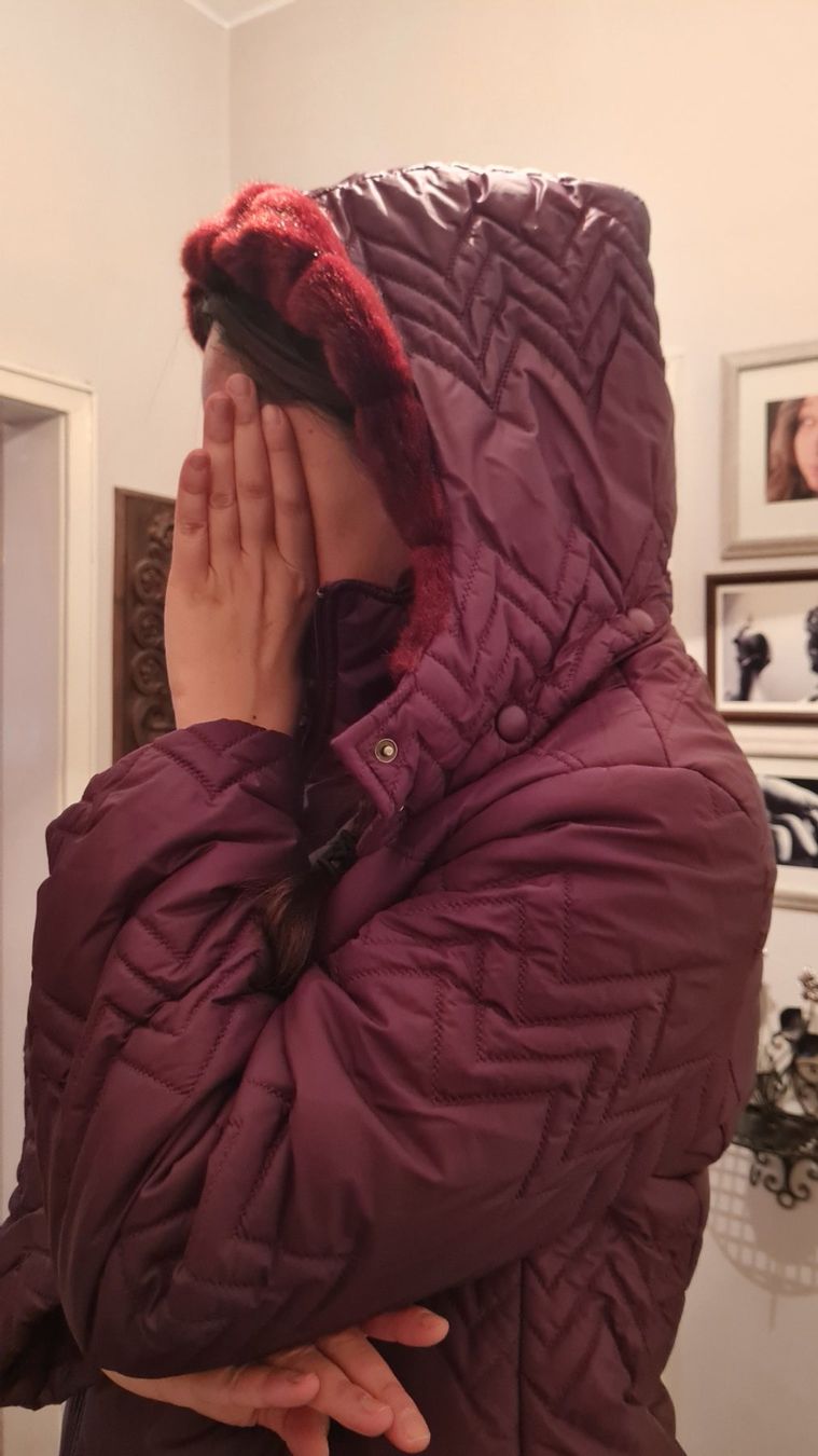 Giacche: Dark red winter jacket – Usato da Bonstetten venduto da Denitza87 1