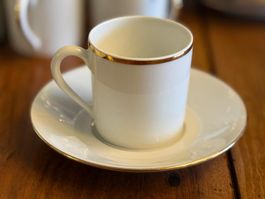 Service à café en porcelaine de Limoges
