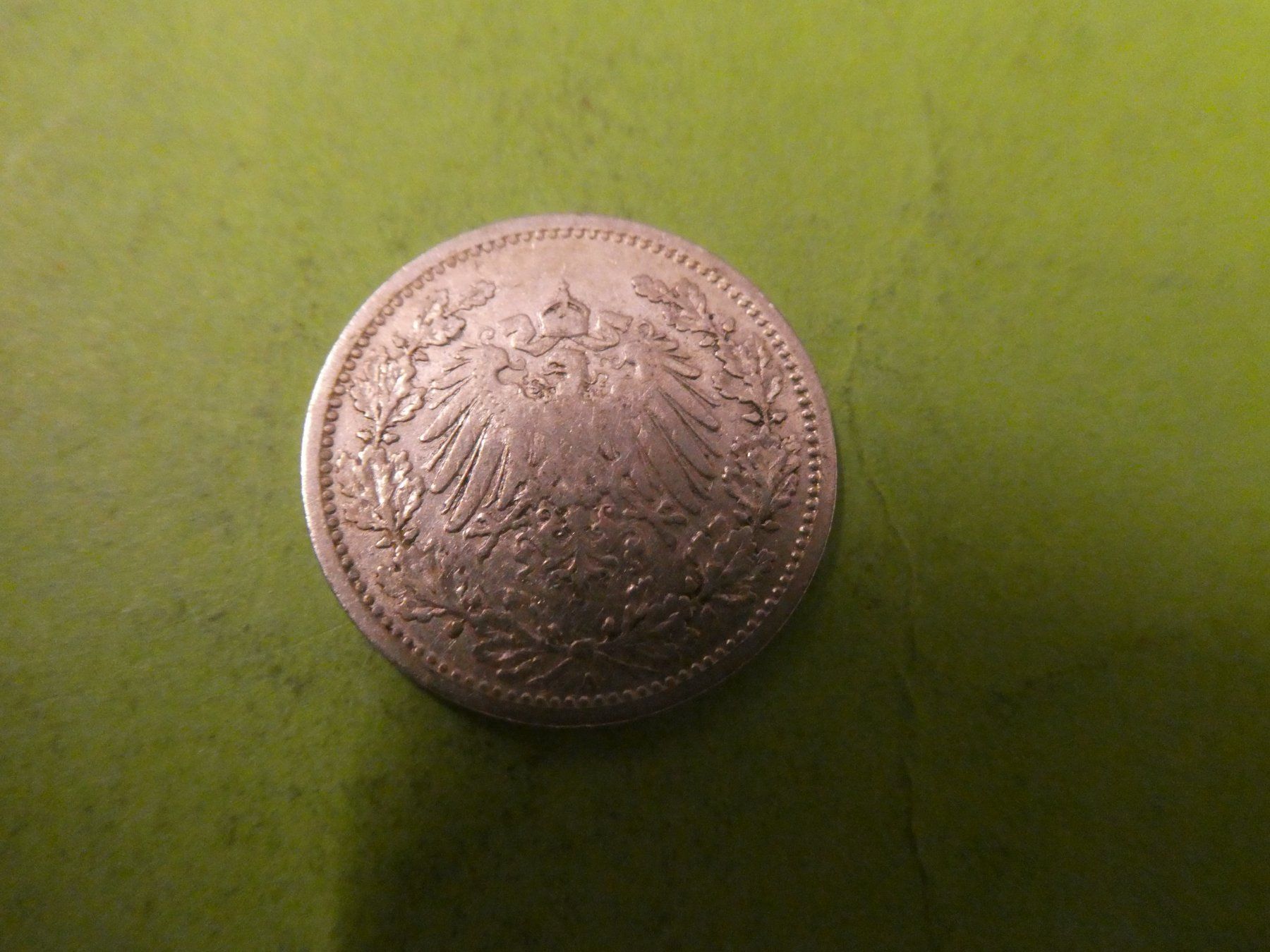 Tutti le monete: Dt. Reich 1905 A, 1/2 Silbermark – Usato da Hinterforst venduto da Rohusri 1