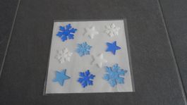 1 Gel-Sticker Thema Sterne, neu