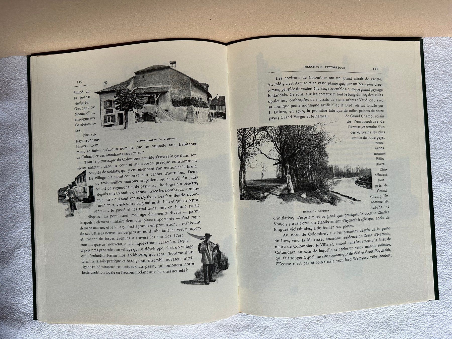 Libri: Livre "Neuchâtel pittoresque" de Philippe Godet – Usato da Ste-Croix venduto da BuffetSC 6