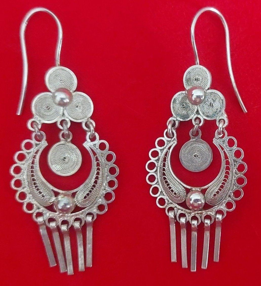 Ohrringe & -stecker: Orecchini ecuadoriani in argento – Gebraucht aus Tesserete von La-Fleur-De-Cerisier
