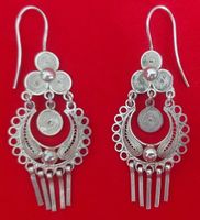 Orecchini ecuadoriani in argento