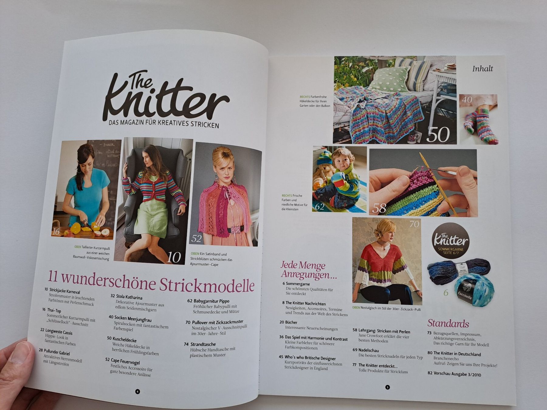 Zeitschriften & Magazine: Strickheft The knitter Ausgabe 2 / 2010 Strickdesign – Gebraucht aus Glashütten von Schwebefisch 1