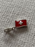 Schweizer Flagge Anhänger|Charm|f. Thomas Sabo Kette Armband