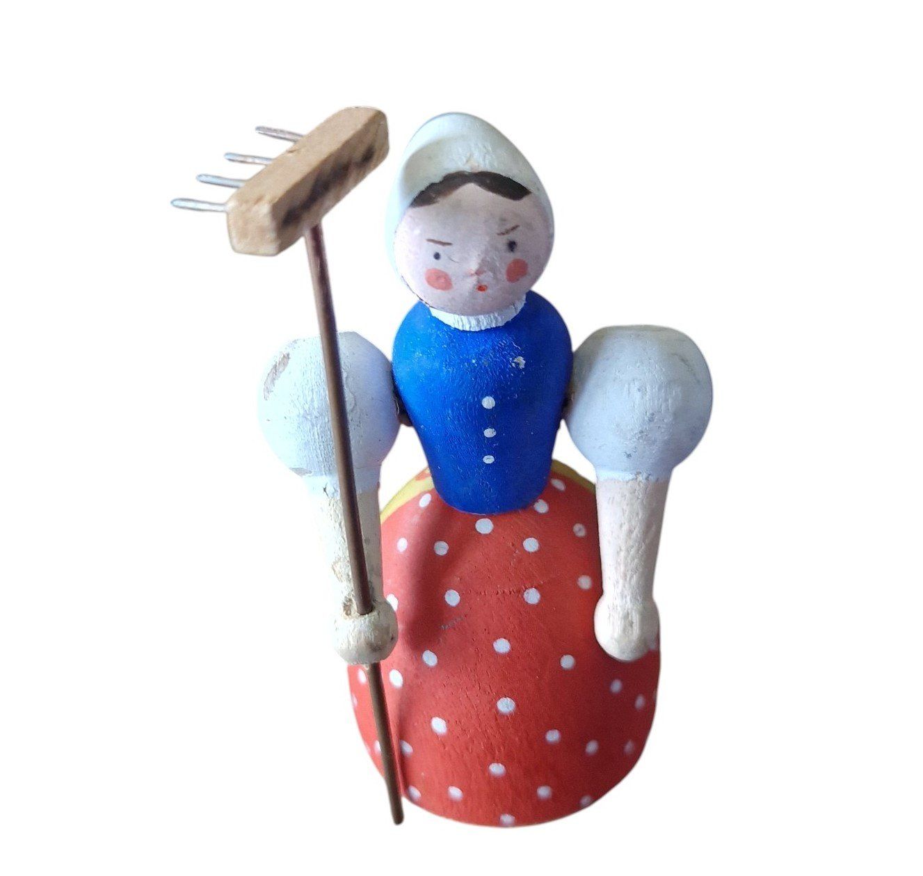 Statuette: Erzgebirge Figur Gärtnerin – Usato da Mörschwil venduto da lindaswunderkiste 5